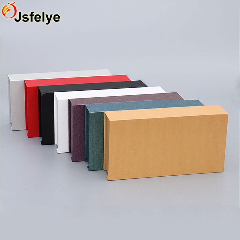 Custom hard cardboard Luxury paper packaging magnetic closure clamshell ...