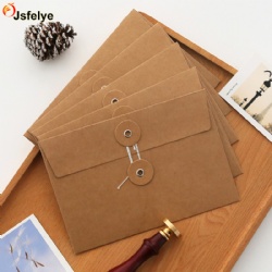 C6 size Brown Kraft String Tie Envelopes