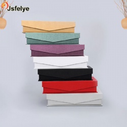 Custom hard cardboard Luxury paper packaging magnetic closure clamshell gift box